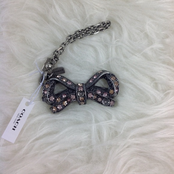 Coach X Celina Gomez metal bow hang charm - Picture 2 of 7